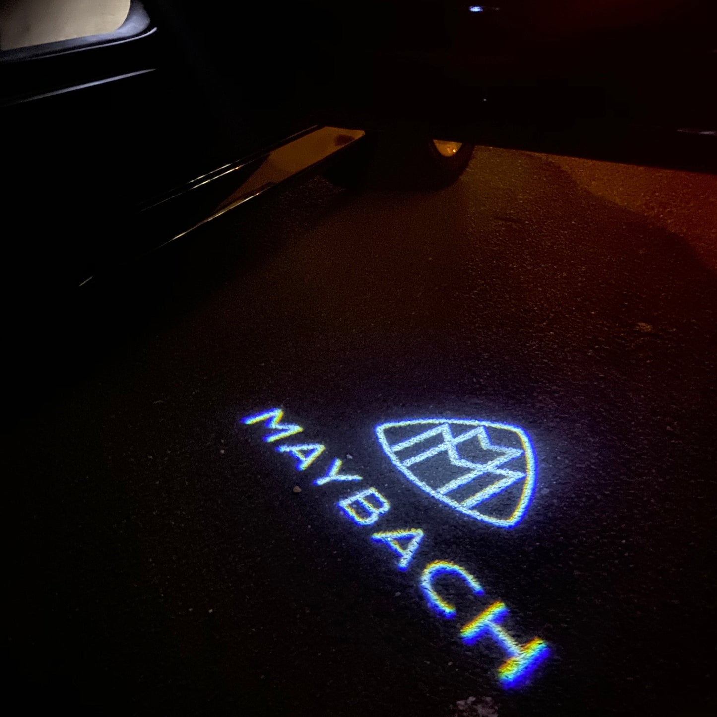 MAYBACH LOGO PROJECTOT LIGHTS Nr.1304 (quantity 1 = 2 Logo Films /2 door lights)