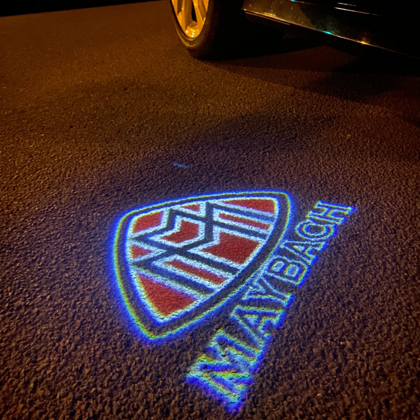 MAYBACH LOGO PROJECTOT LIGHTS Nr.1306 (quantity 1 = 2 Logo Films /2 door lights)