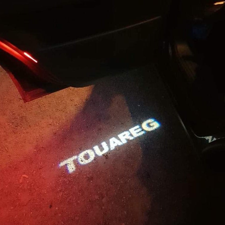 Volkswagen Door lights TOUAREG Logo Nr. 39 ( quantity 1 = 2 Logo Film / 2 door lights)