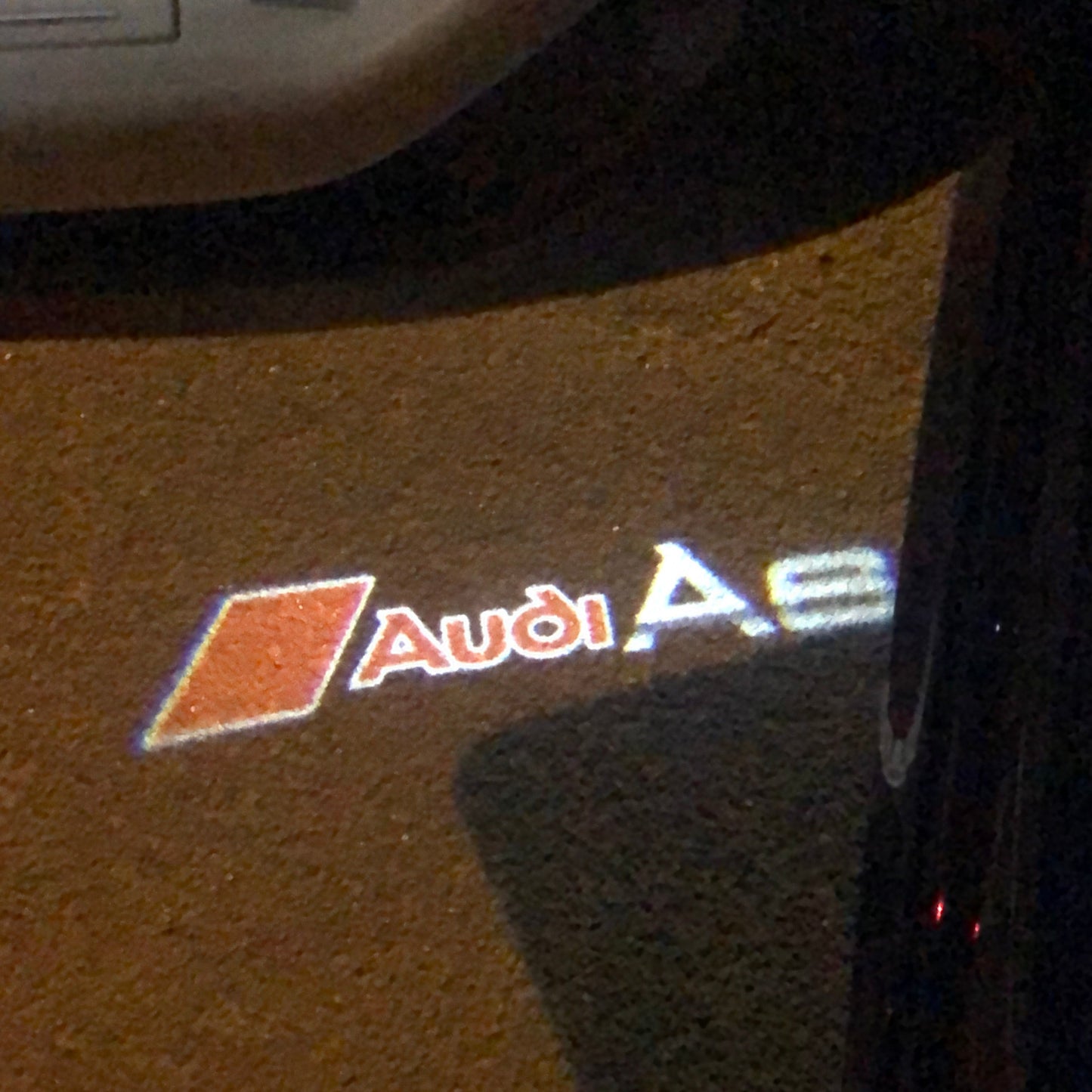 AUDI A6 LOGO PROJECTOT LIGHTS Nr.40 (quantity 1 = 2 Logo Films /2 door lights)