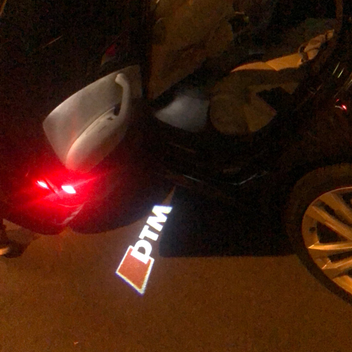 AUDI DTM LOGO PROJECTOT LIGHTS Nr.113 (quantity 1 = 2 Logo Films /2 door lights)