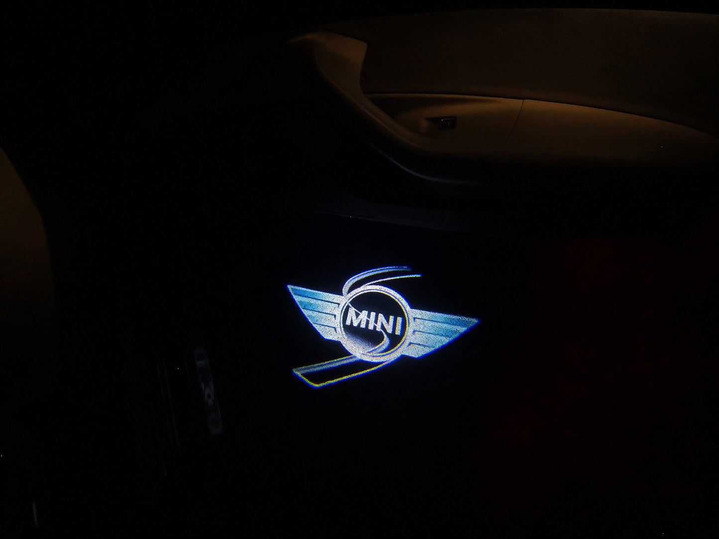 MINI S LOGO PROJECROTR LIGHTS Nr.52 (quantity 1 = 2 Logo Film / 2 door lights)