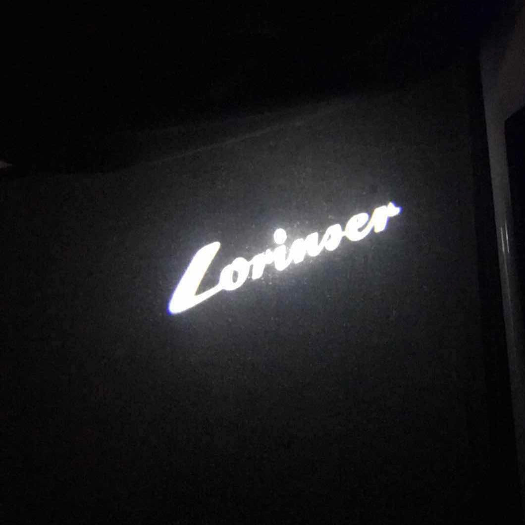 LORINSER LOGO PROJECTOT LIGHTS Nr.1334(quantity 1 = 2 Logo Films /2 door lights)