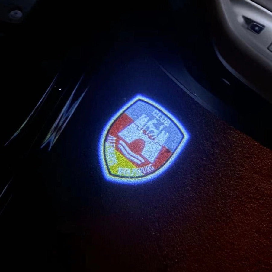 Volkswagen Door lights WOLFSBURG Logo Nr. 171 ( quantity 1 = 2 logo film / 2 door lights)