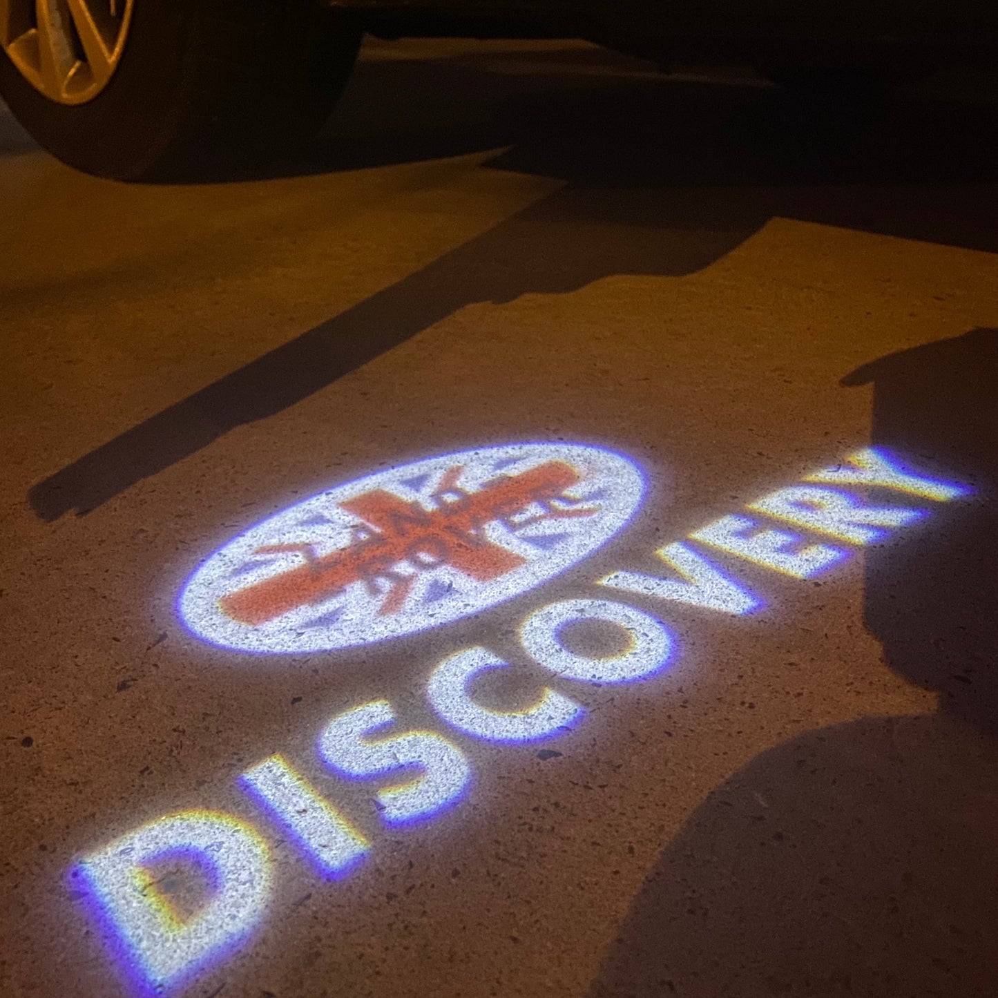 Land Rover DISCOVERY LOGO PROJECROTR LIGHTS Nr.1121 (quantity 1 = 1 sets/2 door lights)