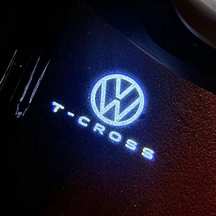 Volkswagen Door lights T-CROSS Logo Nr. 129 (quantity 1 = 2 Logo Films /2 door lights)