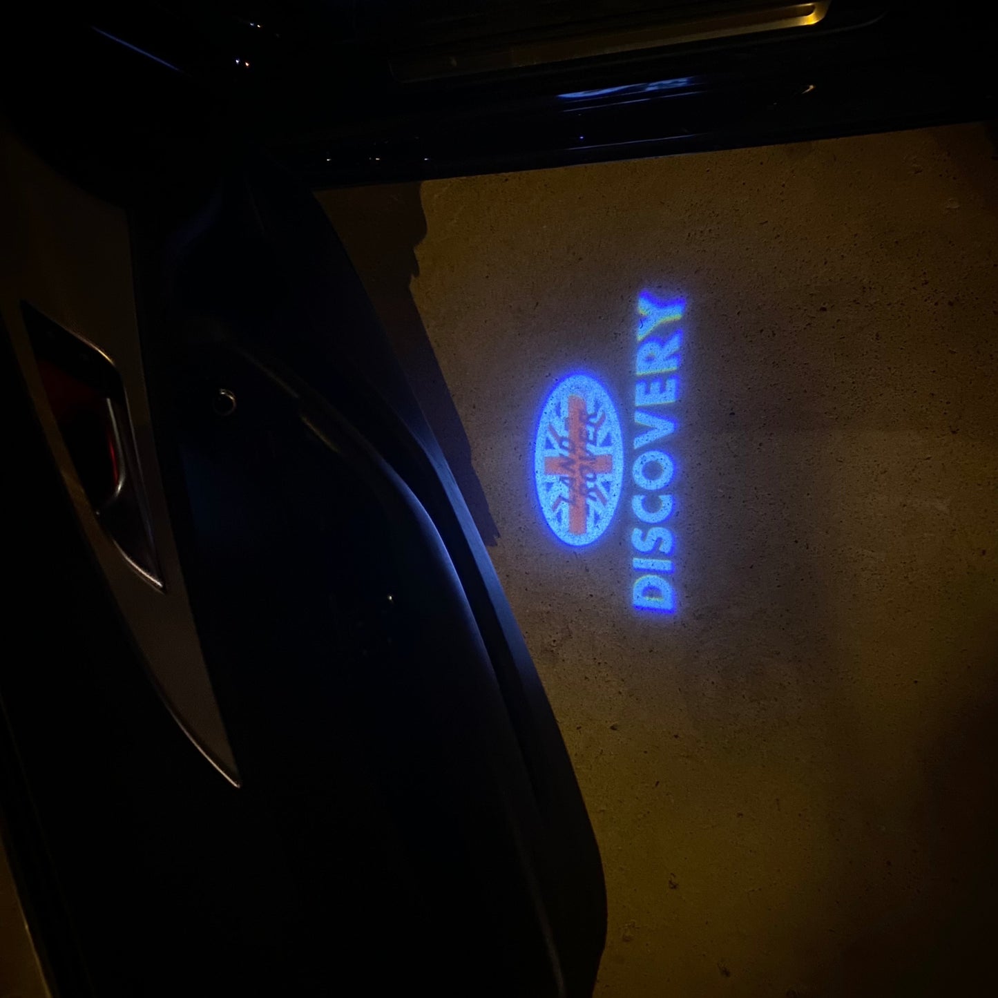 Land Rover DISCOVERY LOGO PROJECROTR LIGHTS Nr.1121 (quantity 1 = 1 sets/2 door lights)