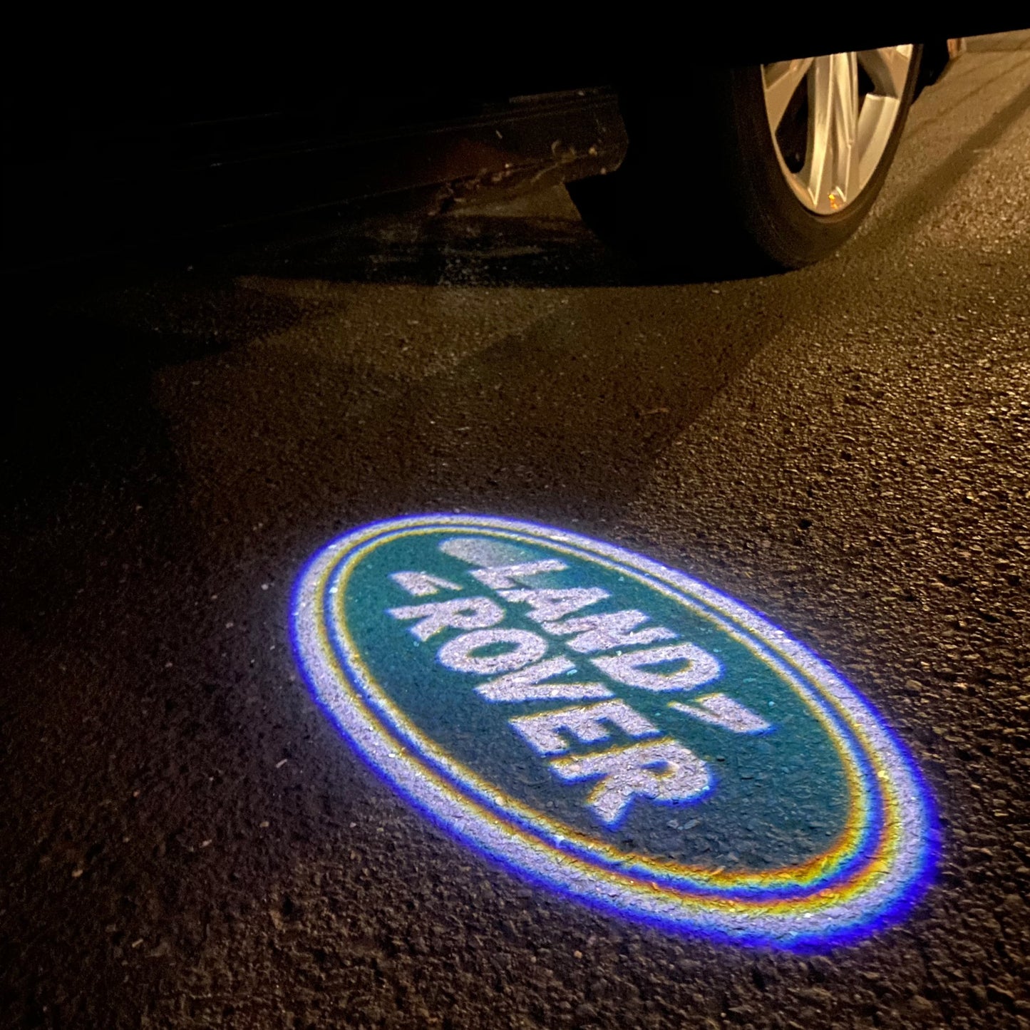 Land Rover ORIGINAL LOGO PROJECROTR LIGHTS Nr.1144 (quantity 1 = 1 sets/2 door lights)