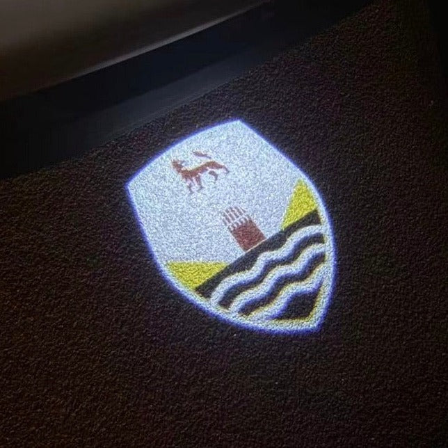 Volkswagen Door lights WOLFSBURG Logo Nr. 170 ( quantity 1 = 2 logo film / 2 door lights)
