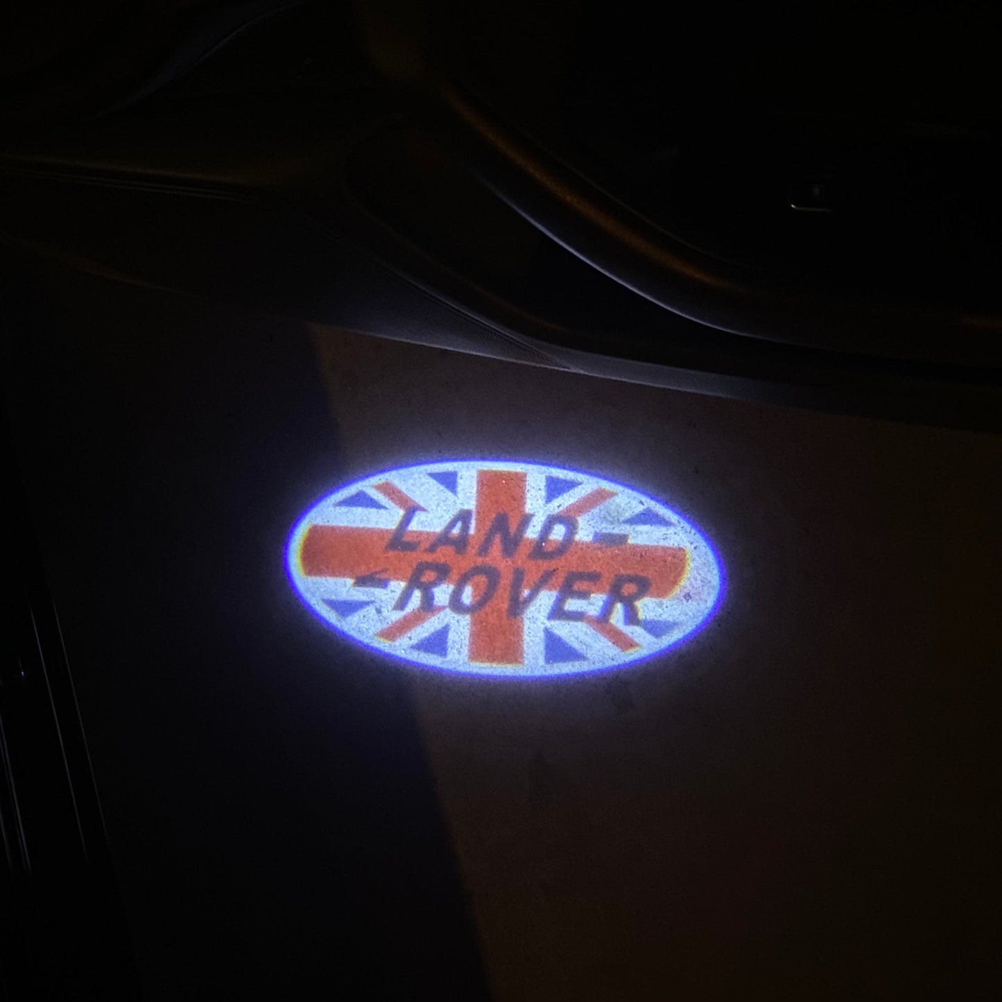 Land Rover ORIGINAL LOGO PROJECROTR LIGHTS Nr.1147 (quantity 1 = 1 sets/2 door lights)
