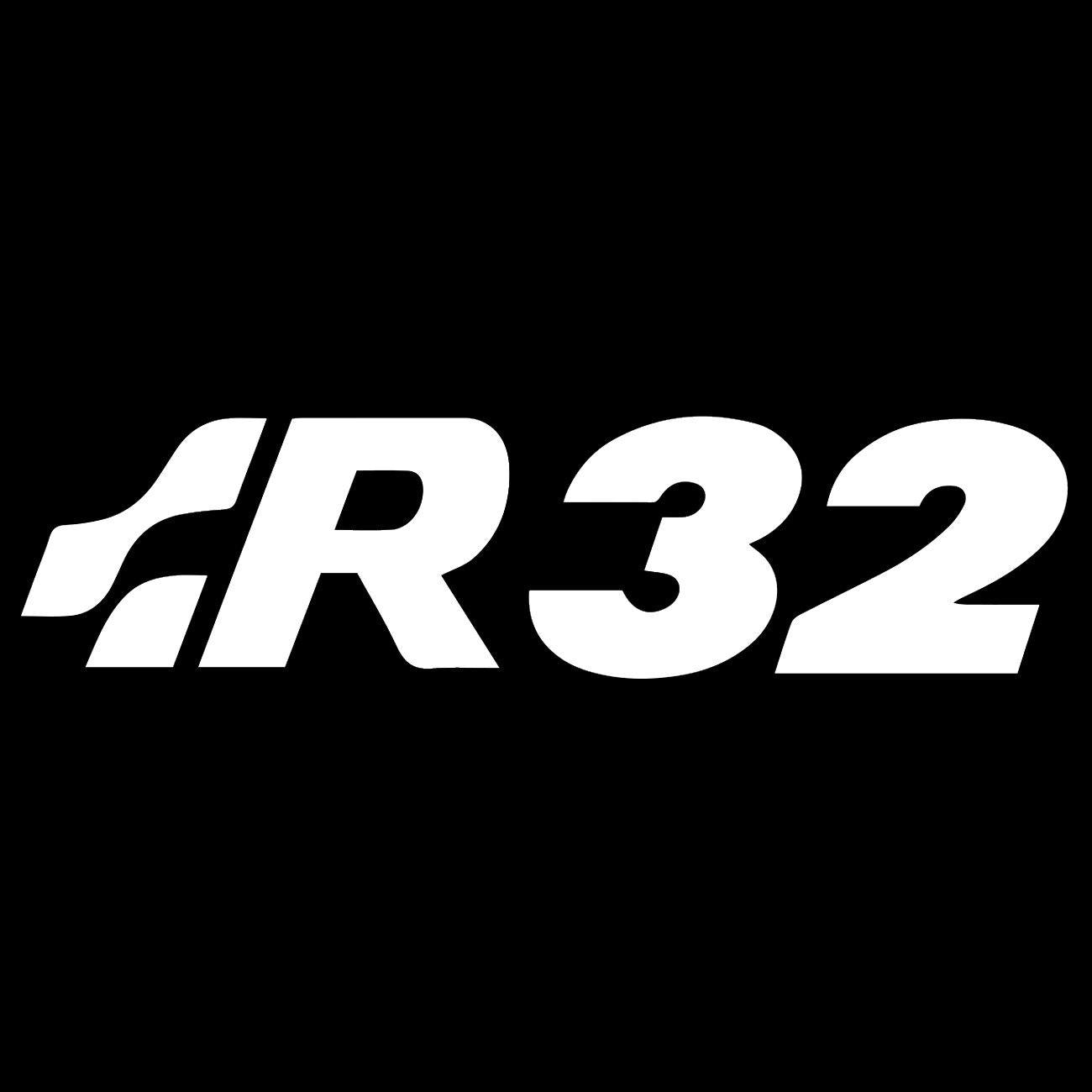Volkswagen Door lights R32 Logo Nr. 302 ( quantity 1 = 2 logo film / 2 door lights)