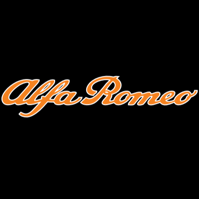 Alfa Romeo ORANGE COLOR LOGO PROJECTOT LIGHTS Nr.06 (quantity 1 = 2 Logo Film / 2 door lights)