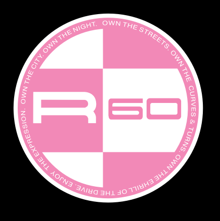MINI R 60 LOGO PROJECROTR LIGHTS Nr.154 (quantity 1 = 2 Logo Film / 2 door lights)