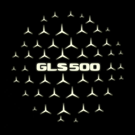MERCEDES BENZ GLS 500 LOGO PROJECTOR LIGHTS  (quantity 1 = 1 sets/2 door lights)Nr.03f042