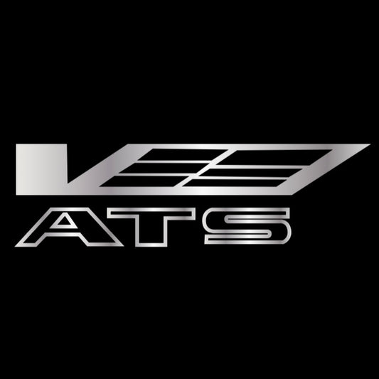 CADILLAC ATS LOGO PROJECTOT LIGHTS Nr.9765 (quantity 1 = 2 Logo Films /2 door lights）