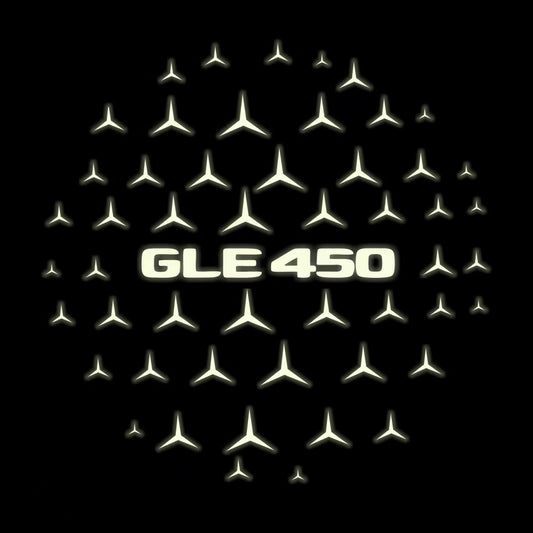 MERCEDES BENZ GLE 450 LOGO PROJECTOR LIGHTS  (quantity 1 = 1 sets/2 door lights)Nr.03f051