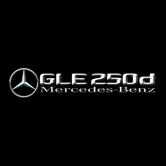 MERCEDES BENZ GLE 250d LOGO PROJECTOR LIGHTS  (quantity 1 = 1 sets/2 door lights)Nr.03f042