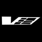 CADILLAC  V  SERIES LOGO PROJECTOT LIGHTS Nr.9778 (quantity 1 = 2 Logo Films /2 door lights）