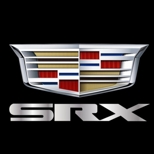 CADILLAC SRX LOGO PROJECTOT LIGHTS Nr.9746 (quantity 1 = 2 Logo Films /2 door lights）