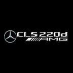 MERCEDES BENZ  CLS 220d AMG LOGO PROJECTOT LIGHTS  (quantity 1 = 1 sets/2 door lights)Nr.03f019