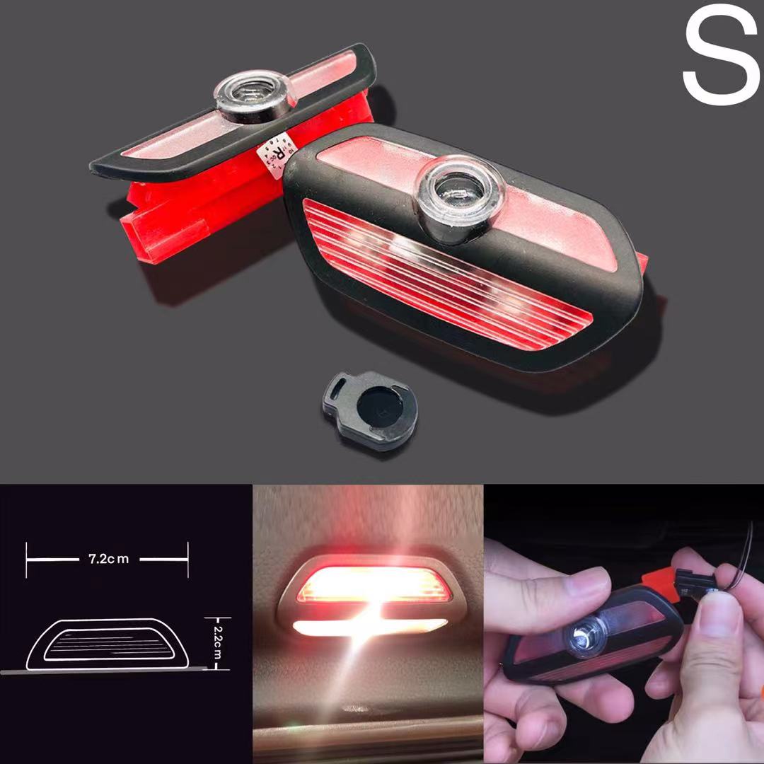 MERCEDES BENZ BRABUS LOGO PROJECTOT LIGHTS Nr.24 (quantity 1 = 1 sets/2 door lights)