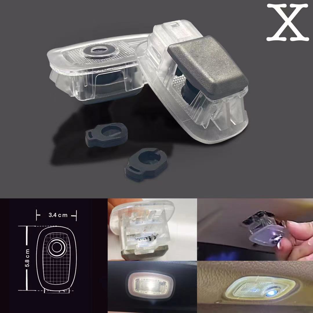 MERCEDES BENZ Original LOGO PROJECTOT LIGHTS Nr.10 ( quantity 1 = 1 sets/2 door lights)