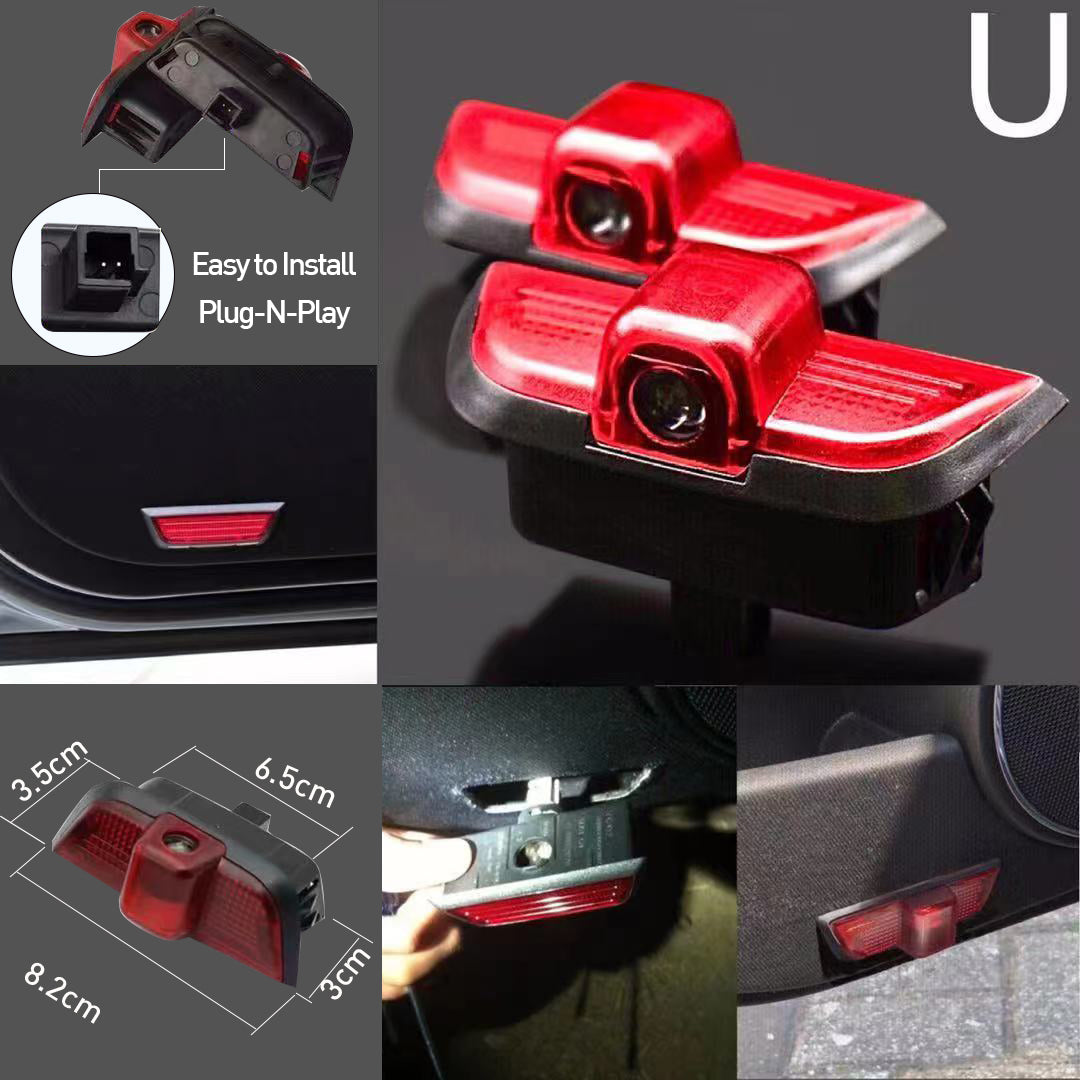 MERCEDES BENZ Original LOGO PROJECTOT LIGHTS Nr.10 ( quantity 1 = 1 sets/2 door lights)