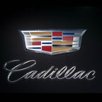 CADILLAC ORIGINAL LOGO PROJECTOT LIGHTS Nr.9888  (quantity 1 = 2 Logo Films /2 door lights）