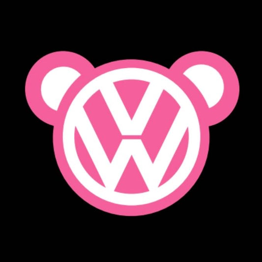 Volkswagen Door lights Original Logo  Nr. 12 (quantity 1 = 2 Logo Films /2 door lights）
