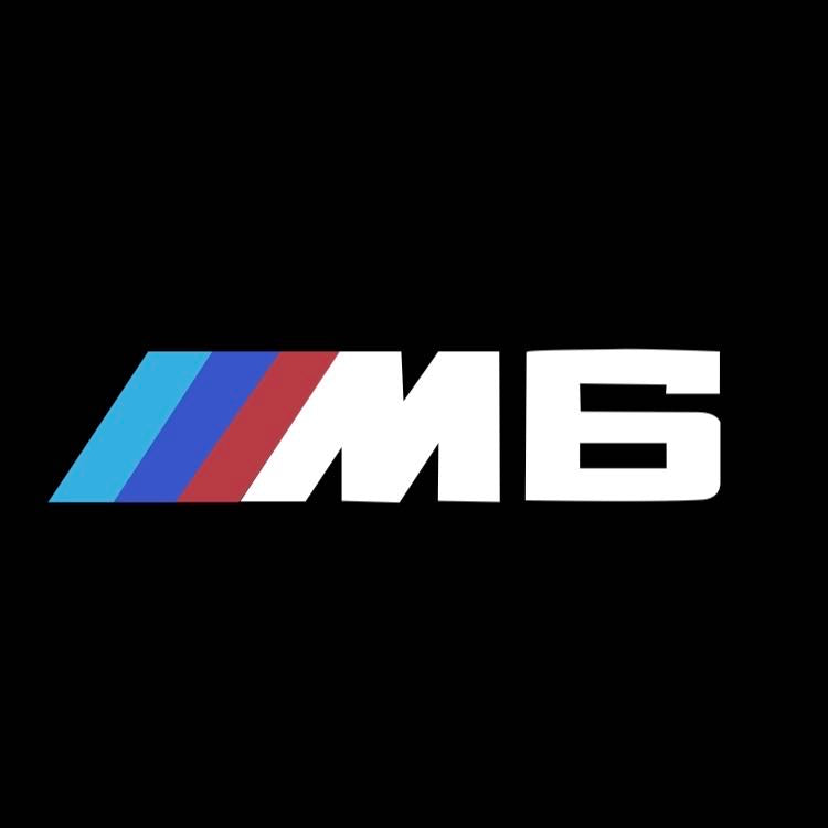 BMW M6 LOGO PROJECTOR LIGHTS Nr.04 (الكمية 1 = 1 مجموعة / 2 أضواء باب)
