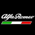 Alfa Romeo LOGO PROJECTOT LIGHTS Nr.04 (quantité 1 = 2 Logo Film / 2 feux de porte)