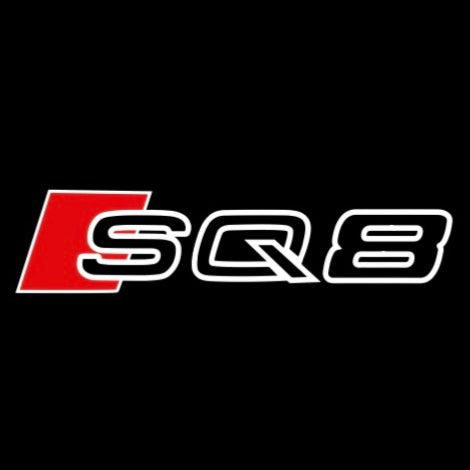 AUDI    SQ8 LOGO PROJECTOT LIGHTS  (quantity 1 = 2 Logo Films /2 door lights）Nr.12B94