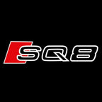 AUDI    SQ8 LOGO PROJECTOT LIGHTS  (quantity 1 = 2 Logo Films /2 door lights）Nr.12B94