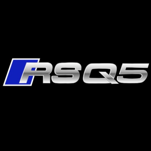 AUDI  RSQ5    LOGO PROJECTOT LIGHTS  (quantity 1 = 2 Logo Films /2 door lights）Nr.12B96