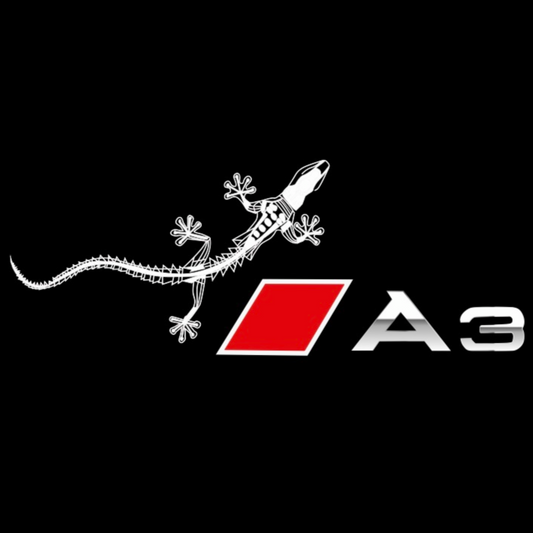 AUDI  A3 LOGO PROJECTOT LIGHTS  (quantity 1 = 2 Logo Films /2 door lights）Nr.12B74
