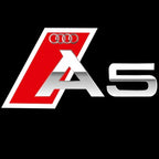 AUDI  A5  LOGO PROJECTOT LIGHTS  (quantity 1 = 2 Logo Films /2 door lights）Nr.12B97