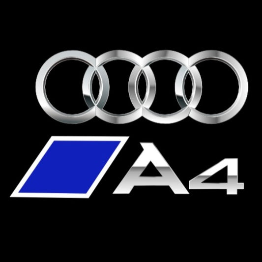 AUDI  A4 LOGO PROJECTOT LIGHTS  (quantity 1 = 2 Logo Films /2 door lights）Nr.12B98