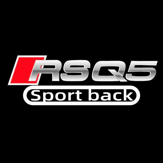 AUDI  RSQ5 LOGO PROJECTOT LIGHTS  (quantity 1 = 2 Logo Films /2 door lights）Nr.12B76