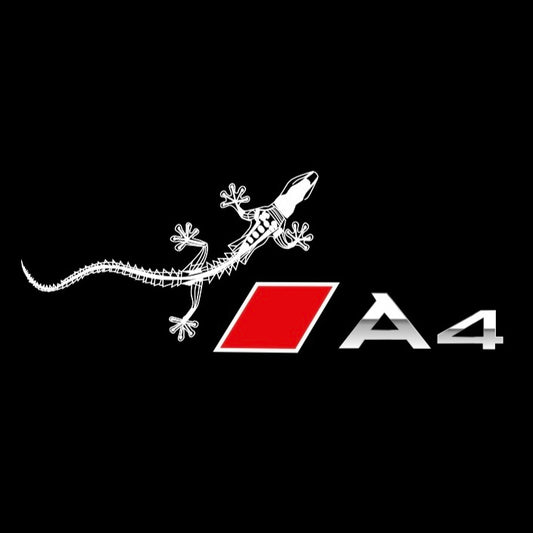 AUDI  A4 LOGO PROJECTOT LIGHTS  (quantity 1 = 2 Logo Films /2 door lights）Nr.12B99