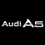 AUDI  A5 LOGO PROJECTOT LIGHTS  (quantity 1 = 2 Logo Films /2 door lights）Nr.12B78
