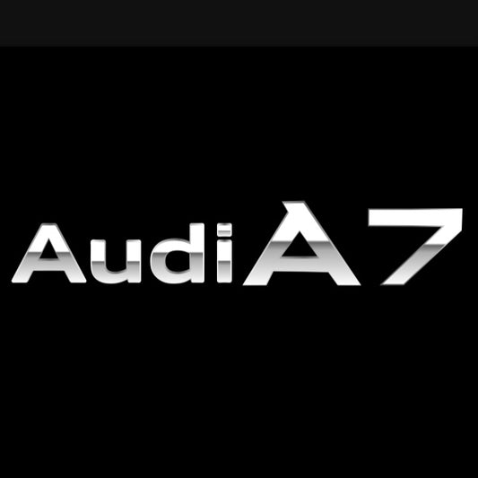 AUDI  A7 LOGO PROJECTOT LIGHTS  (quantity 1 = 2 Logo Films /2 door lights）Nr.12B82
