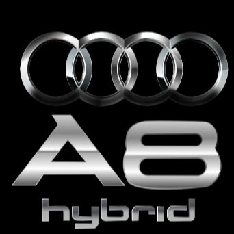 AUDI A8 LOGO PROJECTOT LIGHTS Nr.46B5(quantity 1 = 2 Logo Films /2 door lights）