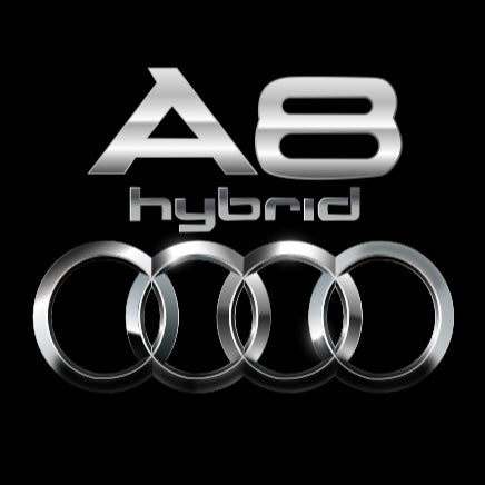AUDI A8 LOGO PROJECTOT LIGHTS Nr.46B2 (quantity 1 = 2 Logo Films /2 door lights）