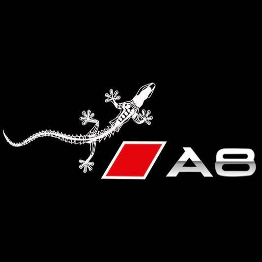 AUDI A8 LOGO PROJECTOT LIGHTS Nr.46B6(quantity 1 = 2 Logo Films /2 door lights）