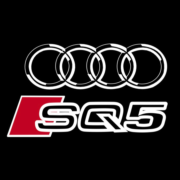 AUDI  SQ5 LOGO PROJECTOT LIGHTS  (quantity 1 = 2 Logo Films /2 door lights）Nr.12B20