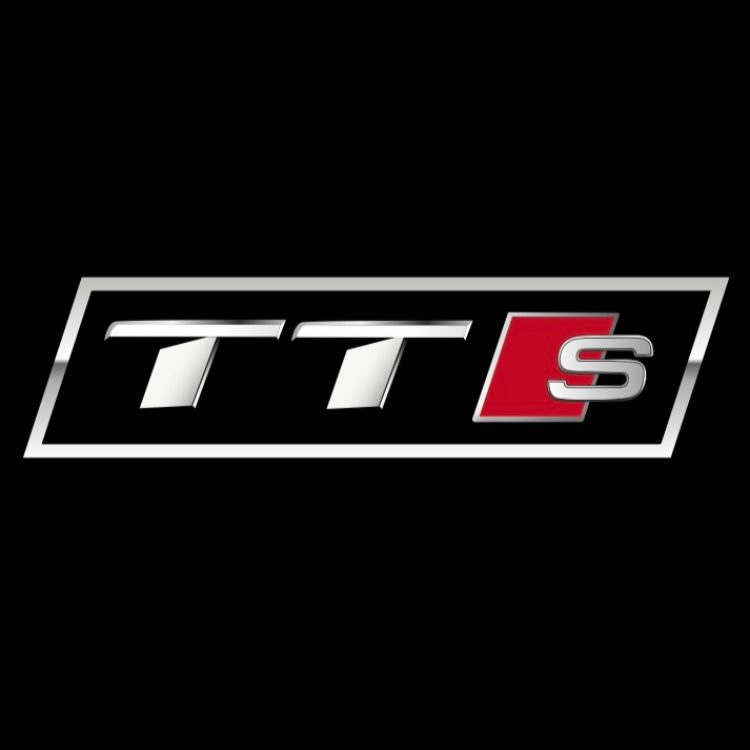 AUDI  TTS LOGO PROJECTOT LIGHTS  (quantity 1 = 2 Logo Films /2 door lights）Nr.12B21
