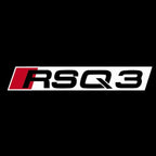 AUDI  RSQ3 LOGO PROJECTOT LIGHTS  (quantity 1 = 2 Logo Films /2 door lights）Nr.12B58