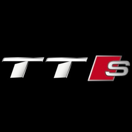AUDI  TTS LOGO PROJECTOT LIGHTS  (quantity 1 = 2 Logo Films /2 door lights）Nr.12B59