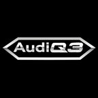 AUDI Q3 LOGO PROJECTOT LIGHTS  (quantity 1 = 2 Logo Films /2 door lights）Nr.12B27