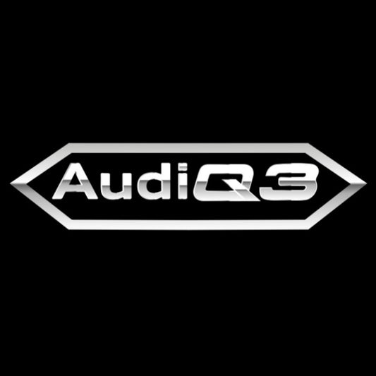 AUDI Q3 LOGO PROJECTOT LIGHTS  (quantity 1 = 2 Logo Films /2 door lights）Nr.12B27